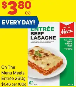 Foodland On The Menu Meals Entrée offer