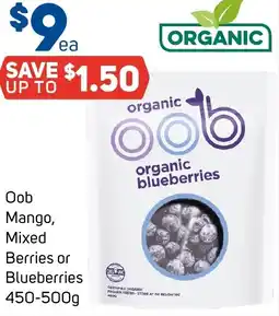 Foodland Oob Mango, Mixed Berries or Blueberries offer