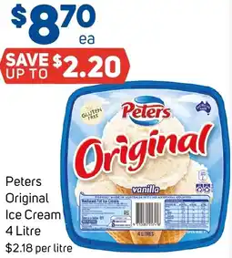 Foodland Peters Original Ice Cream offer