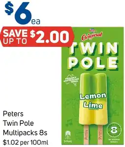Foodland Peters Twin Pole offer
