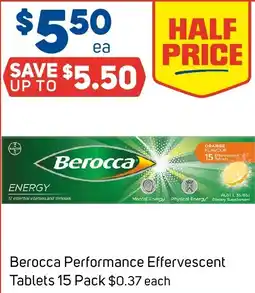 Foodland Berocca Performance Effervescent offer