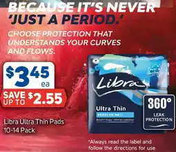 Foodland Libra Ultra Thin Pads offer