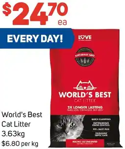 Foodland World's Best Cat Litter offer