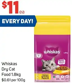 Foodland Whiskas Dry Cat Food offer