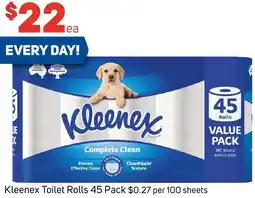 Foodland Kleenex Toilet Rolls offer