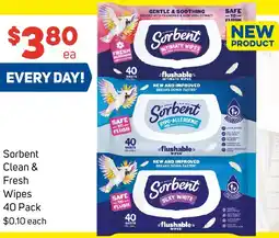 Foodland Sorbent Clean & Fresh Wipes offer