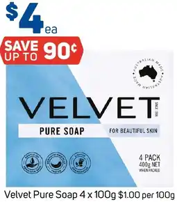 Foodland Velvet Pure Soap offer