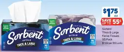Foodland Sorbent Thick & Large Facial Tissues offer