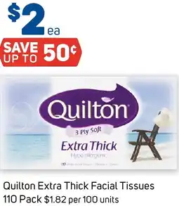 Foodland Quilton Extra Thick Facial Tissues offer