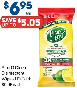 Foodland Pine O Cleen Disinfectant Wipes offer