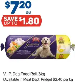 Foodland V.I.P. Dog Food Roll offer
