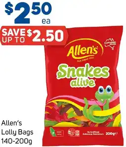 Foodland Allen's Lolly Bags offer