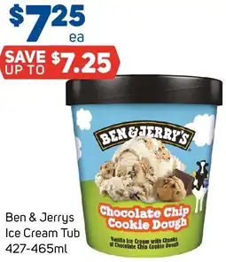 Foodland Ben & Jerrys Ice Cream Tub offer