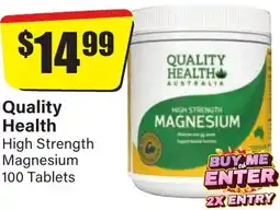 Chemist Discount Centre Quality Health High Strength Magnesium offer