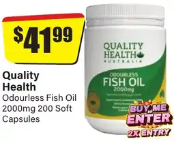 Chemist Discount Centre Quality Health Odourless Fish Oil offer