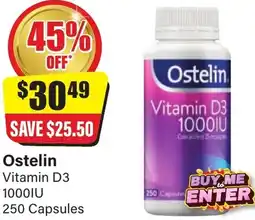 Chemist Discount Centre Ostelin Vitamin D3 offer