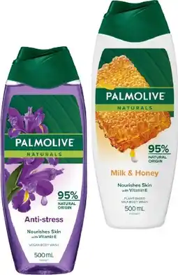 IGA Palmolive Naturals and Gold Body Wash 450-500mL Selected Varieties offer