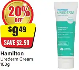 Chemist Discount Centre Hamilton Urederm Cream offer