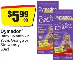 Chemist Discount Centre Dymadon Baby offer
