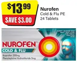 Chemist Discount Centre Nurofen Cold & Flu PE offer