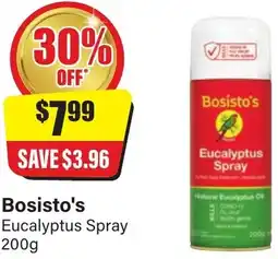 Chemist Discount Centre Bosisto's Eucalyptus Spray offer