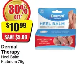 Chemist Discount Centre Dermal Therapy Heel Balm Platinum offer