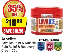 Chemist Discount Centre Athelite Lava Ice Joint & Muscle Pain Relief & Recovery Cream offer