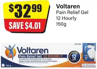 Chemist Discount Centre Voltaren Pain Relief Gel offer