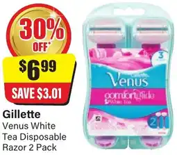 Chemist Discount Centre Gillette Venus White Tea Disposable Razor offer