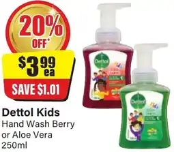 Chemist Discount Centre Dettol Kids Hand Wash offer