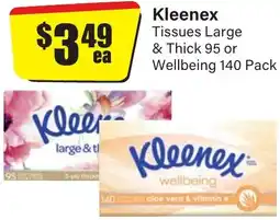 Chemist Discount Centre Kleenex Tissues Large & Thick offer