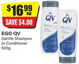 Chemist Discount Centre Ego qv gentle shampoo or conditioner offer
