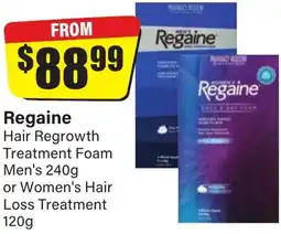 Chemist Discount Centre Regaine Hair Regrowth Treatment Foam Men's or Women's Hair Loss Treatment offer