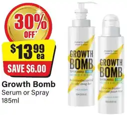 Chemist Discount Centre Growth Bomb Serum or Spray offer