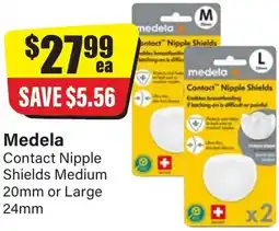 Chemist Discount Centre Medela Contact Nipple Shields Medium offer