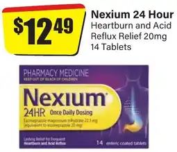 Chemist Discount Centre Nexium® 24HR Once Daily Dosing offer