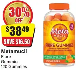 Chemist Discount Centre Metamucil Fibre Gummies offer