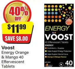 Chemist Discount Centre Voost Energy Orange & Mango offer