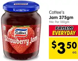 Spar Cottee's Jam offer