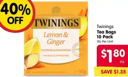 Spar Twinings Tea Bags offer
