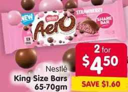 Spar Nestlé King Size Bars offer