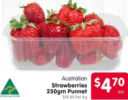 Spar Australian Strawberries offer