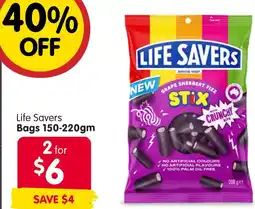 Spar Life Savers offer