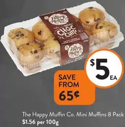 Foodworks The Happy Muffin Co. Mini Muffins offer