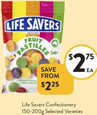 Foodworks Life Savers Confectionery offer
