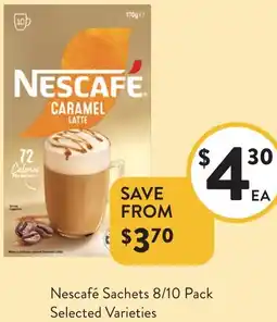 Foodworks Nescafé Sachets offer