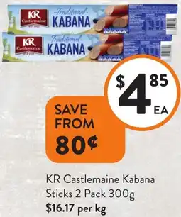 Foodworks KR Castlemaine Kabana Sticks offer