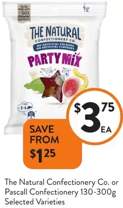 Foodworks The Natural Confectionery Co. or Pascall Confectionery offer
