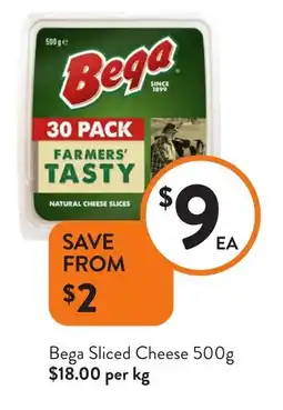 Foodworks Bega Sliced Cheese offer