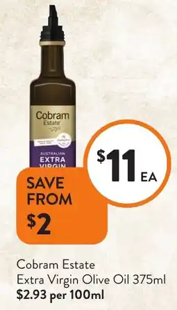 Foodworks Cobram Estate Extra Virgin Olive Oil offer